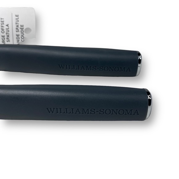 Williams Sonoma Set Of Two One Small And Large Offset Spatulas Gray Handles  - Picture 6 of 12